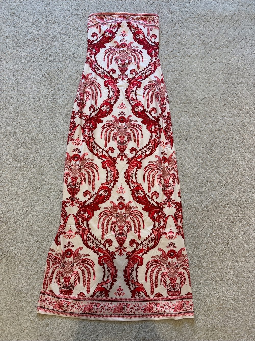 SHEIN‎ Women’s Red Printed Maxi Skirt